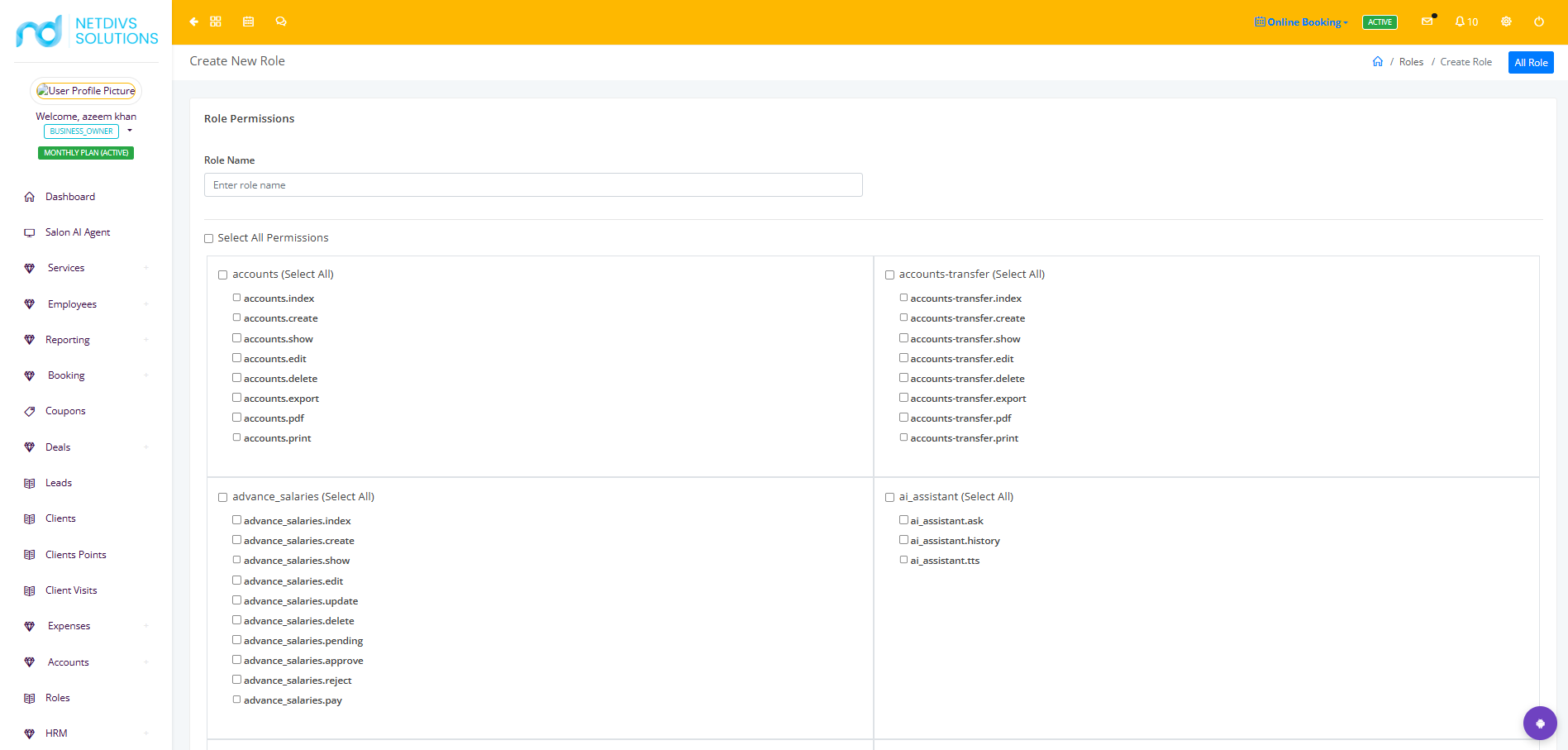 Roles & Permissions - 1